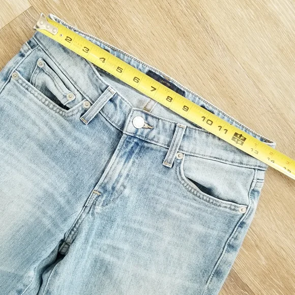 Lucky Brand Women's Straight Leg Denim Jean's Zip-up Candiani Fabric Ankle sz 25 - Picture 13 of 16